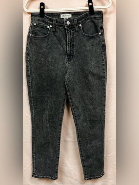 Madewell Vintage Washed Black High-Rise Curvy Perfect Vintage Jean